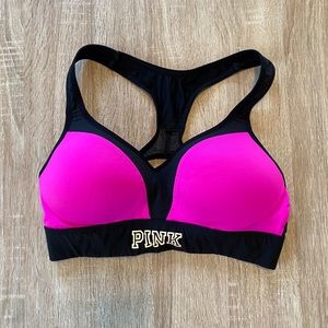 VS Pink Padded Sports Bra, Small